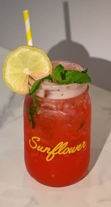 Strawberry Mint Lemonade
