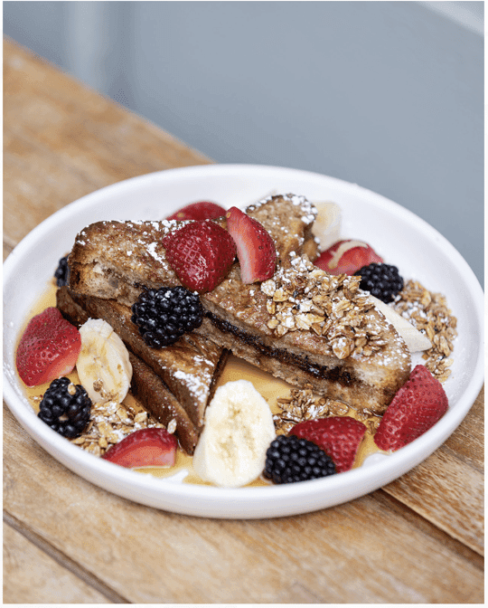 Nutella Stuffed French Toast
