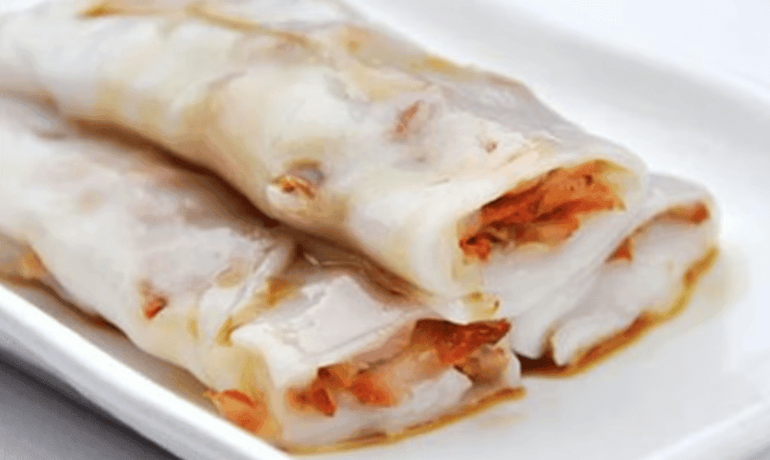 Roast Pork Rice Noodle Roll 叉烧肠粉