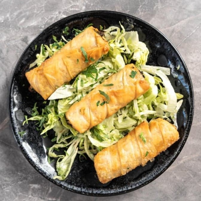 Cigar Rolls W/ Spinach & Cheese