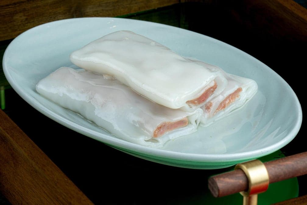 Minced Chicken Rice Noodle Roll 鸡肉肠粉