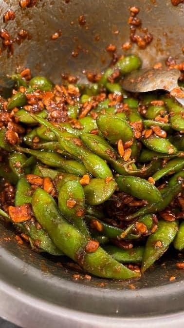 Garlic Edamame
