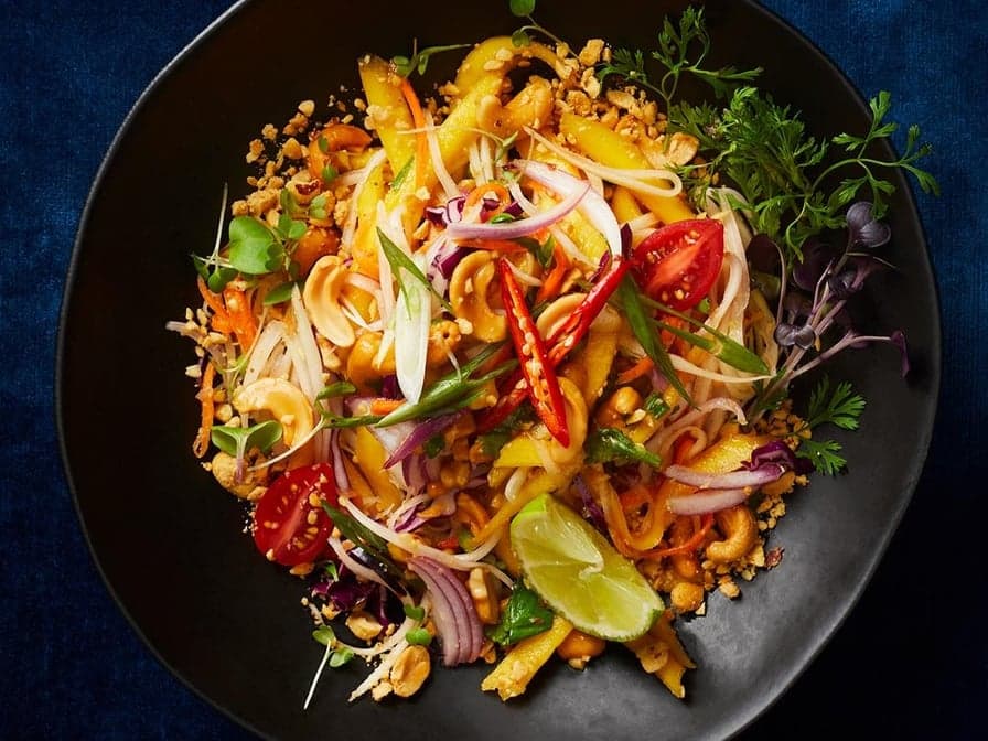 Mango Papaya Salad