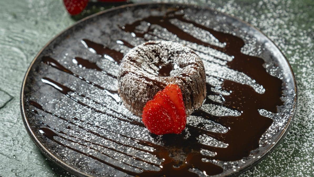 Chocolate Salted Caramel Souffle