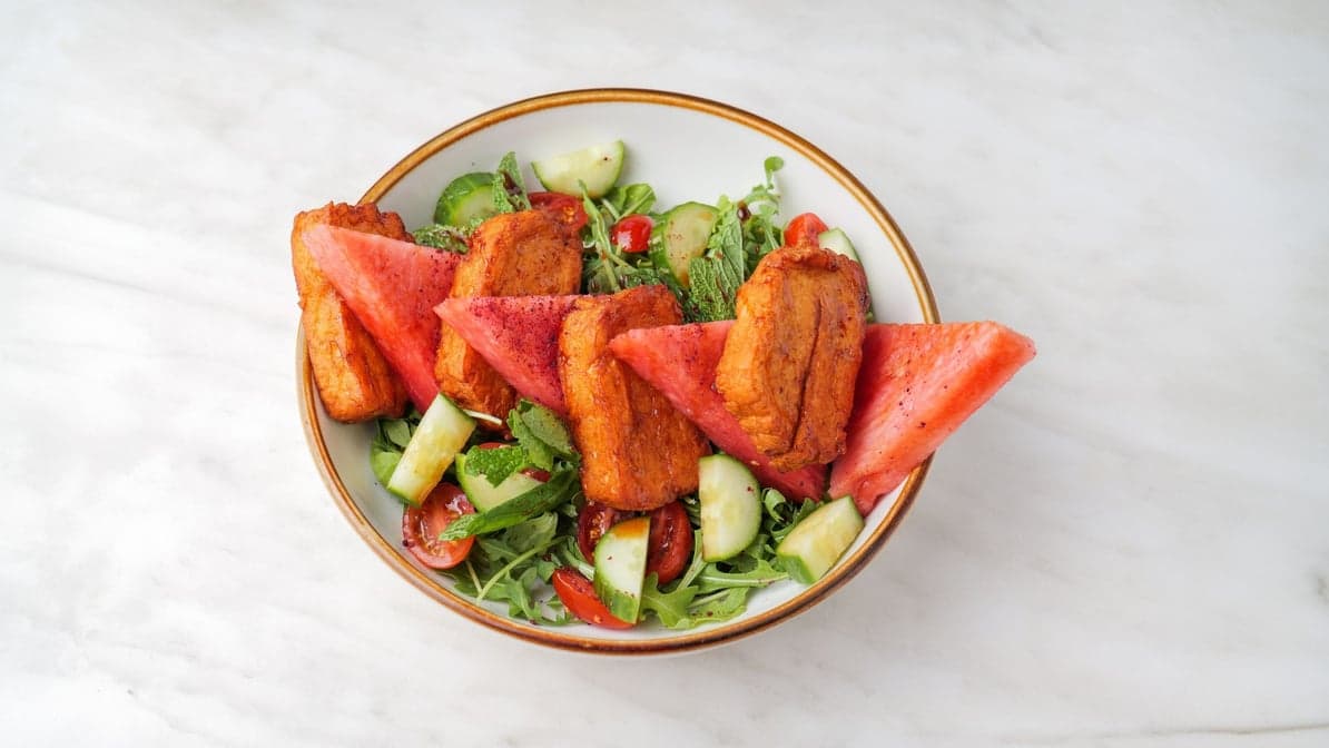 Grilled Halloumi & Watermelon - SALAD