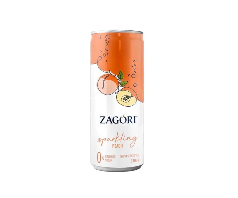 Zaggori Sparkling Water - Peach