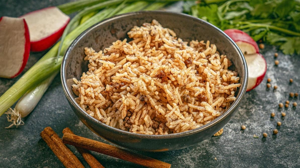 Spiced Rice & Minced Beef