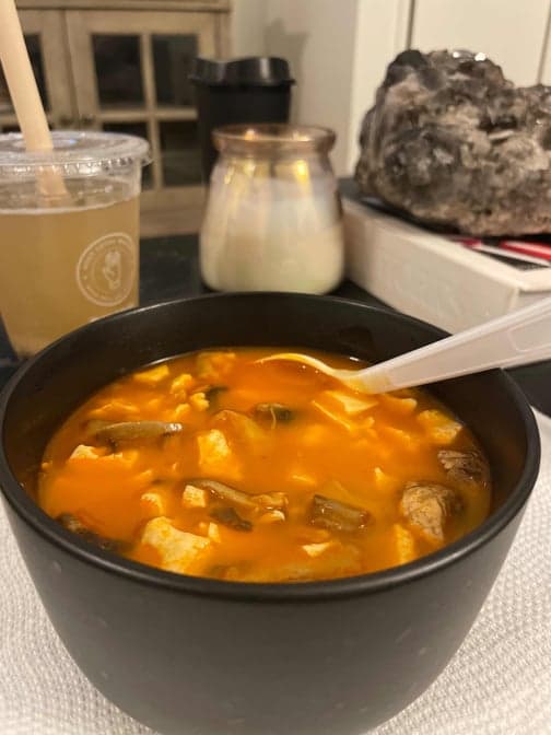 Mushroom Tofu Soup
