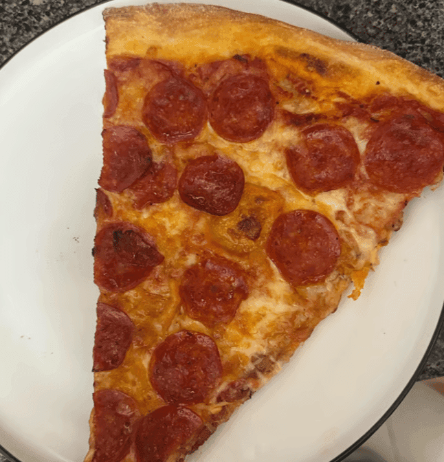 One Topping Pizza Slice