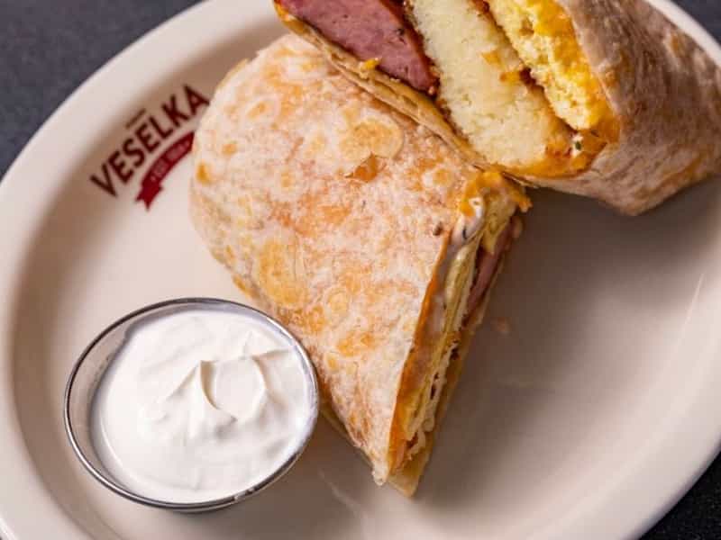 Ukrainian Breakfast Burrito