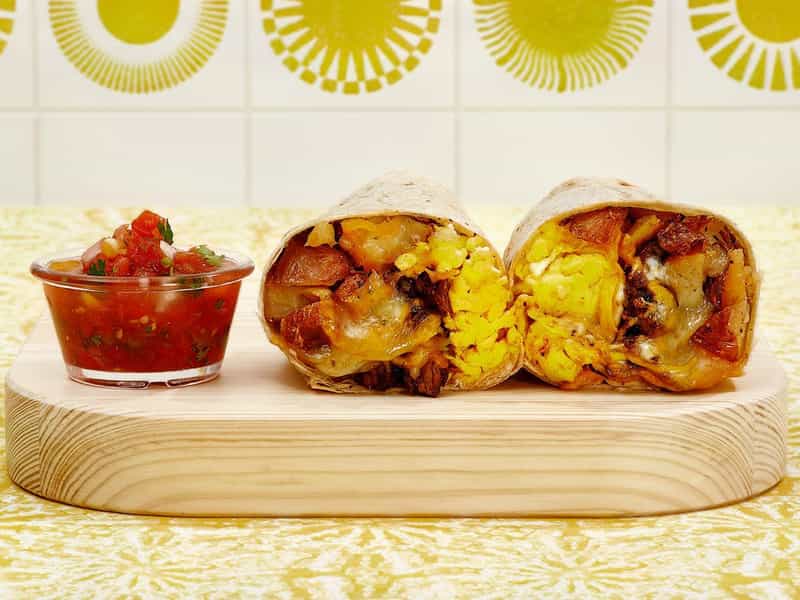Grilled Steak Breakfast Burrito