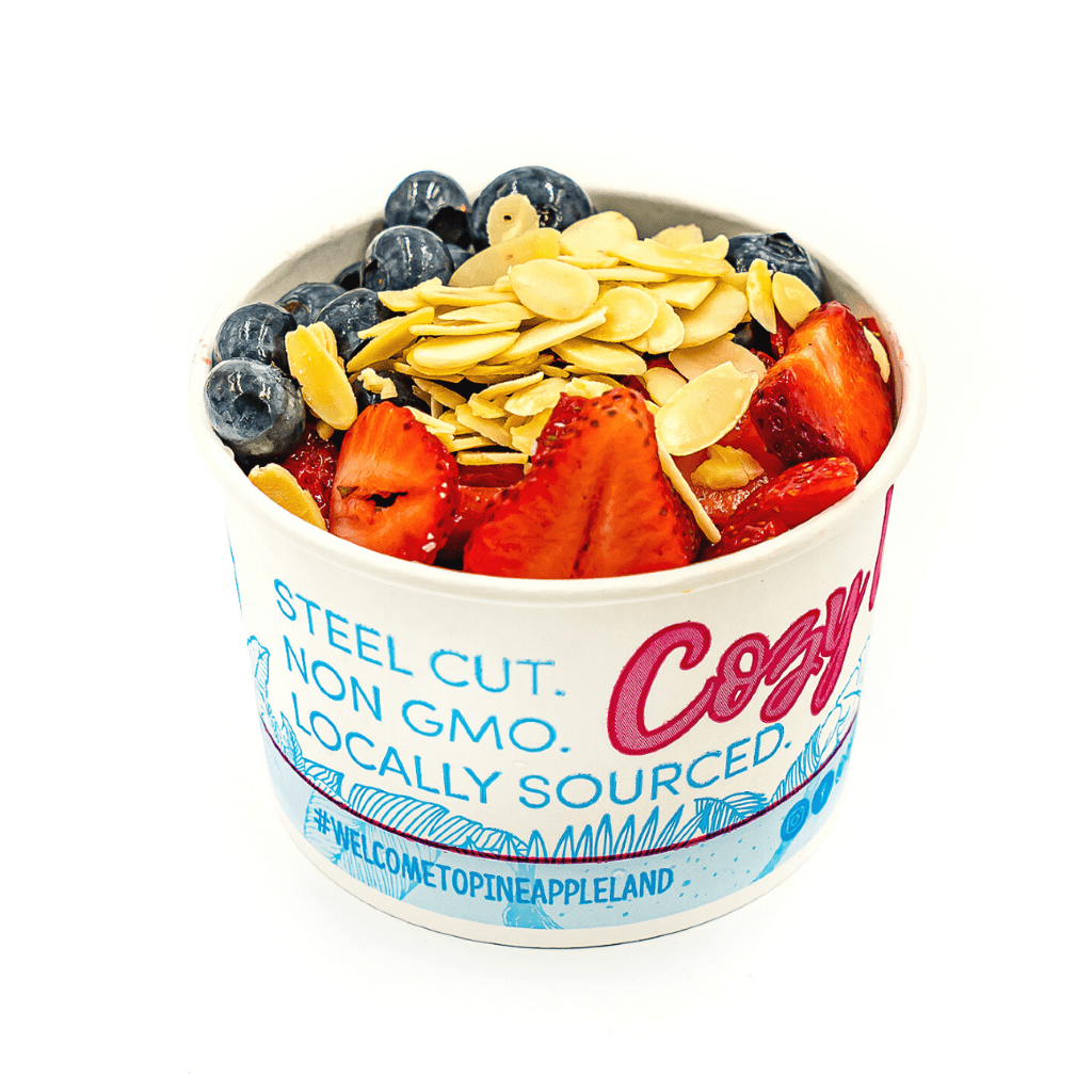 #2 Oatmeal Bowl- (Strawberry, Blueberry, & Sliced Almonds)