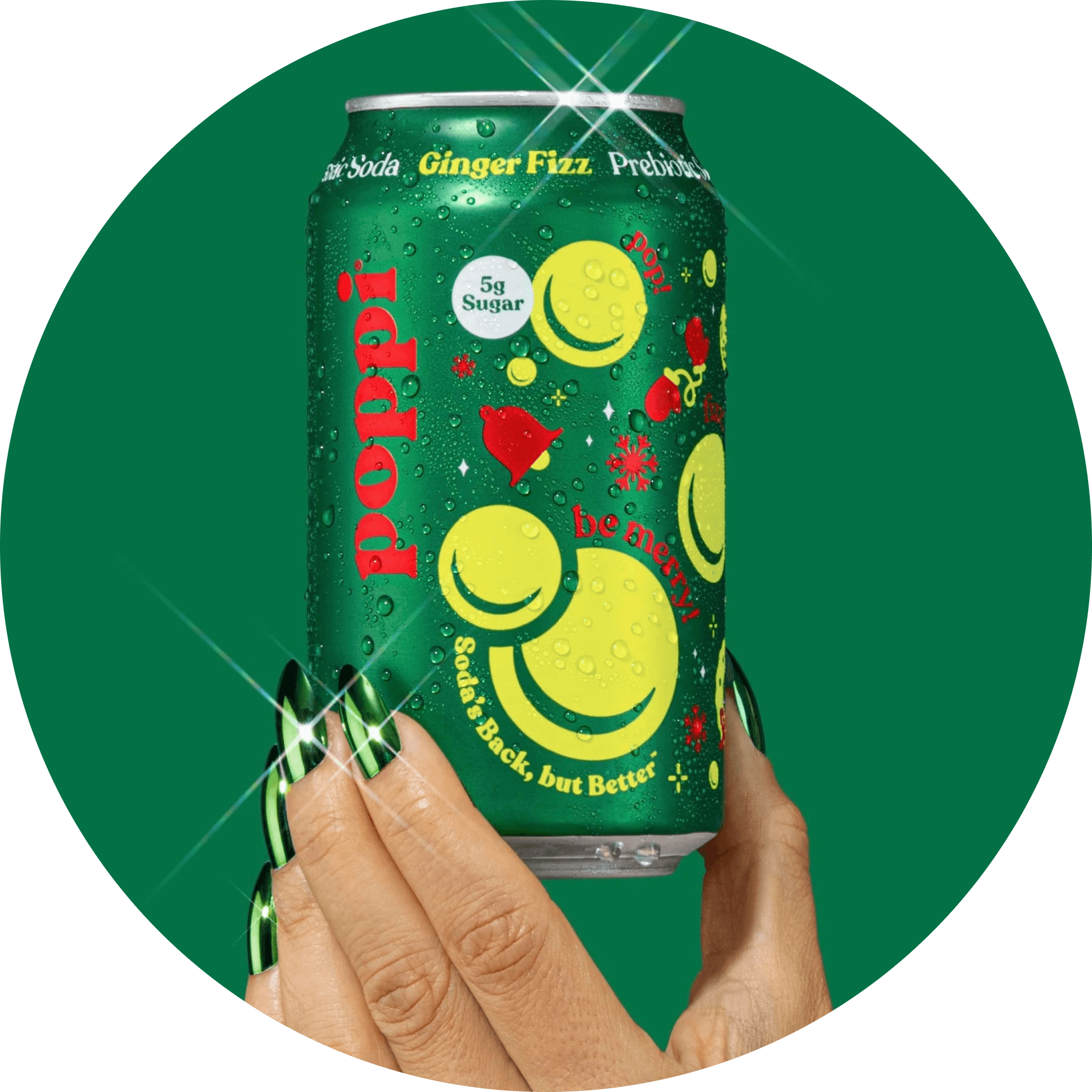 Poppi (Ginger Fizz) Sparkling Prebiotic Soda