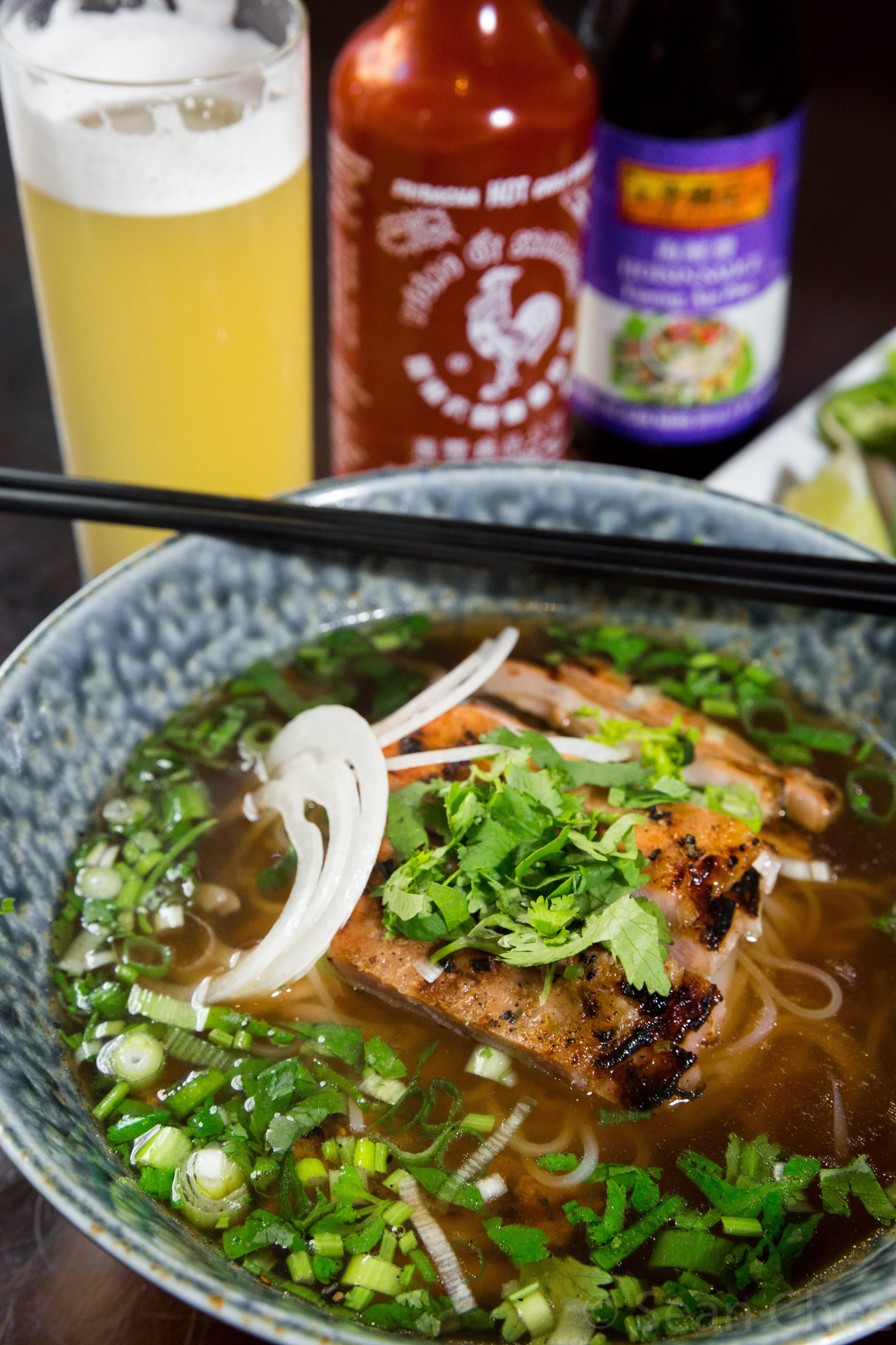 Lemongrass Pork Chop Pho