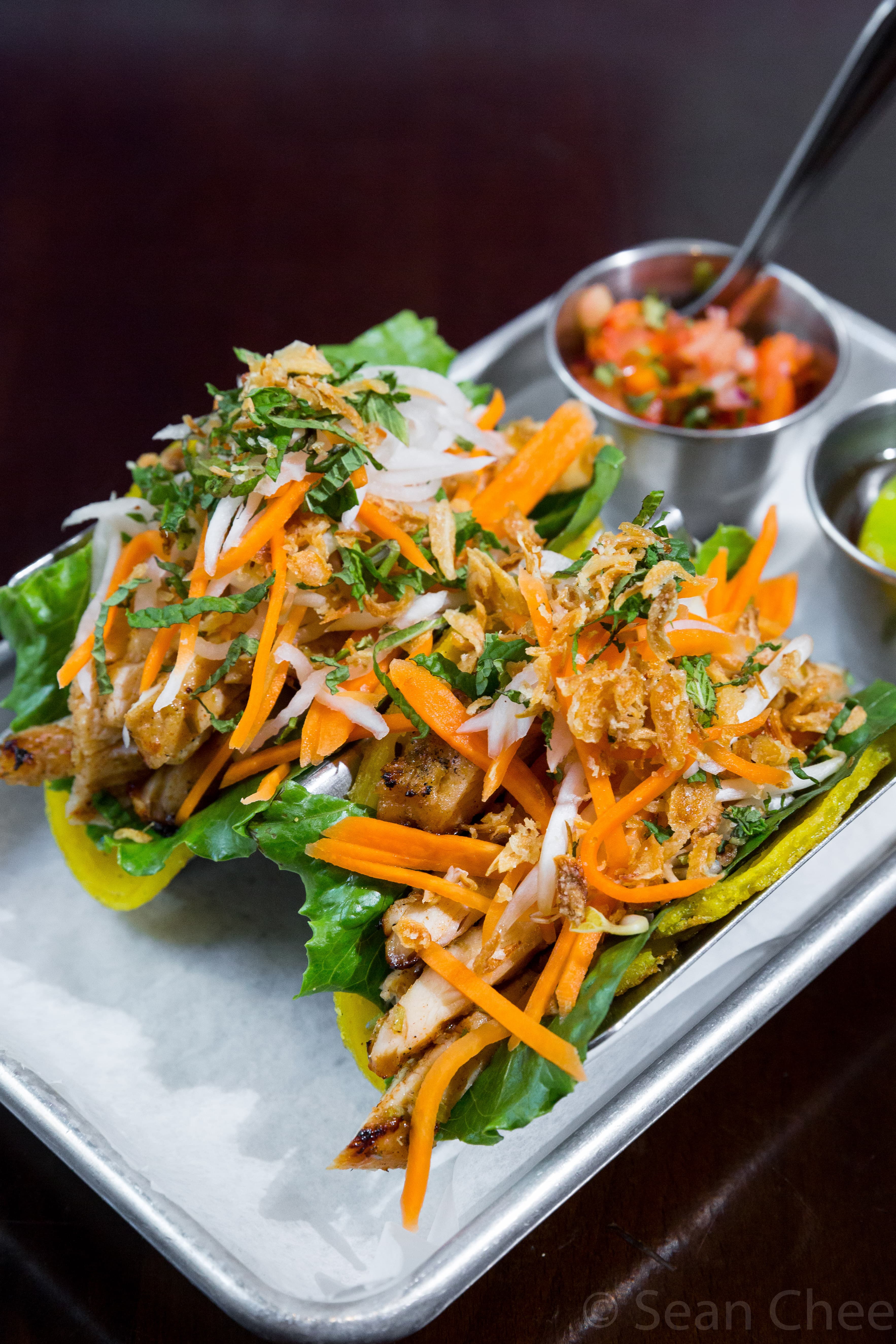 Lemongrass Chicken Tacos
