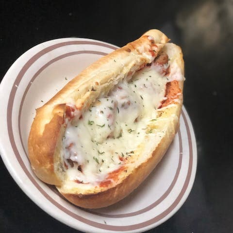 Sweet Chile Chicken Parmesan Hero