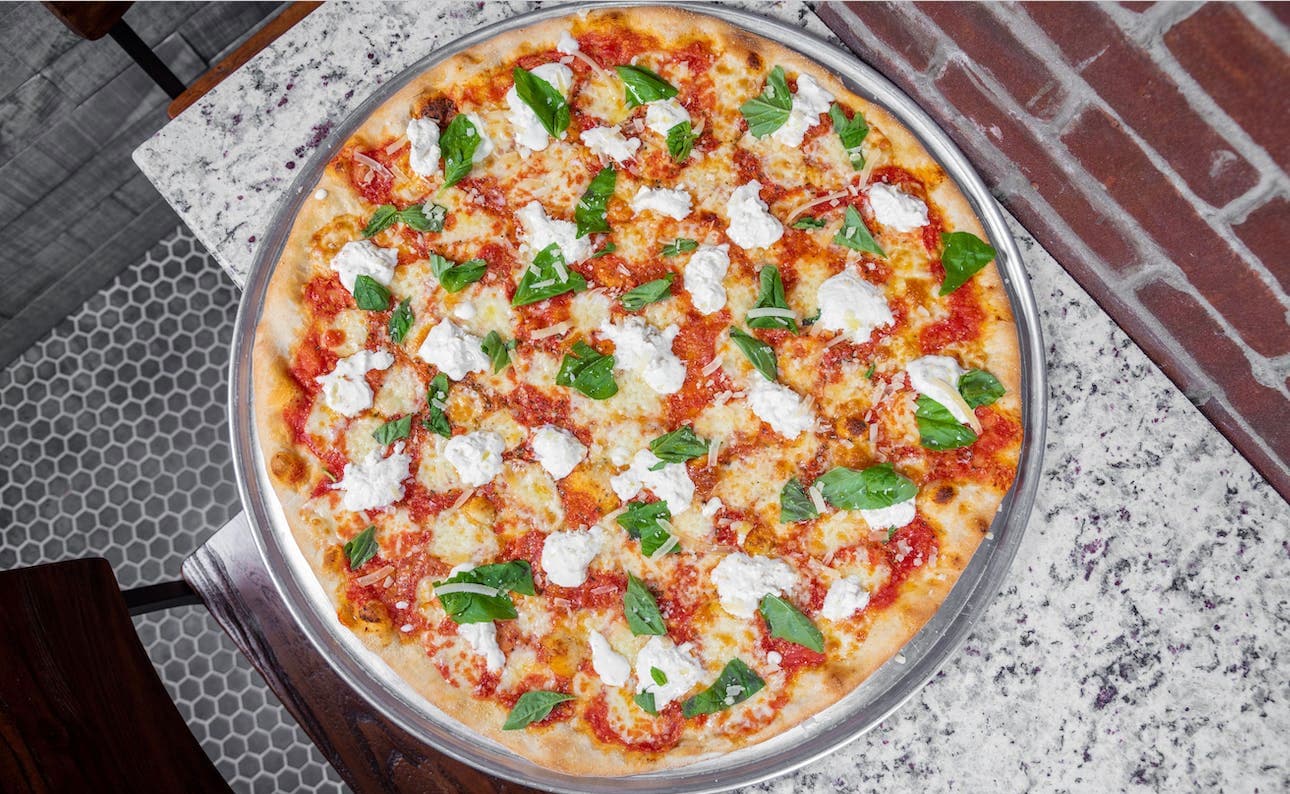 Burrata Basil Pizza (Popular🔥)