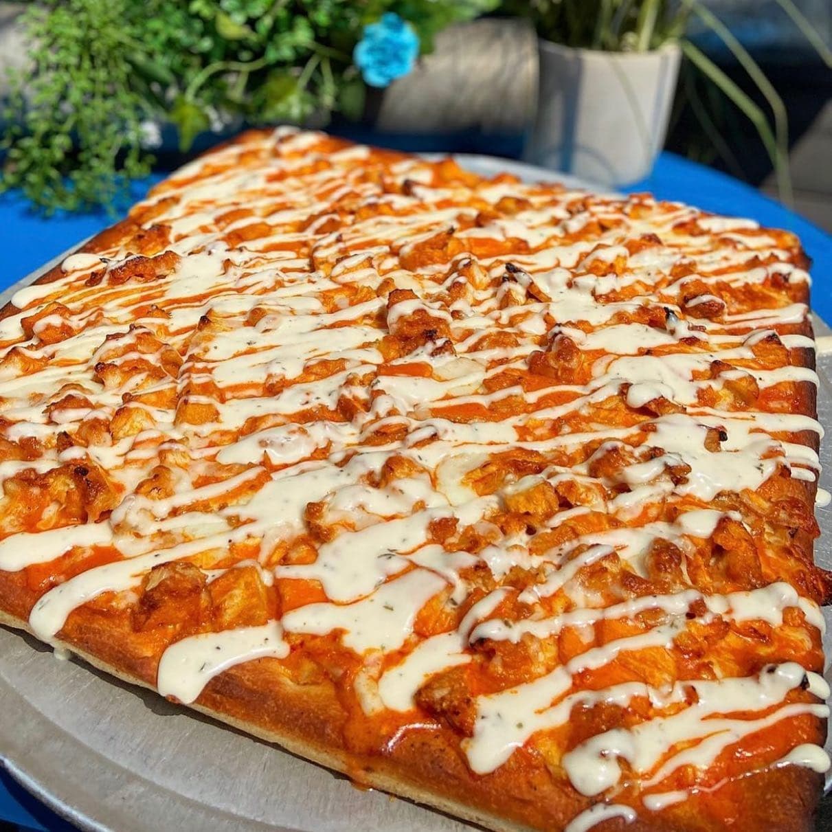 Sicilian Buffalo Chicken Pie