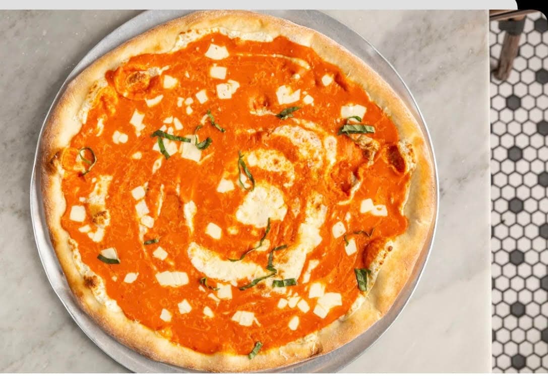 Gluten Free Italian Vodka Sauce Pizza Pie