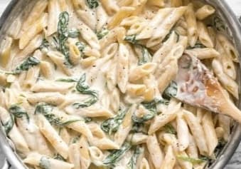 Penne with Cremy Italian Alfredo