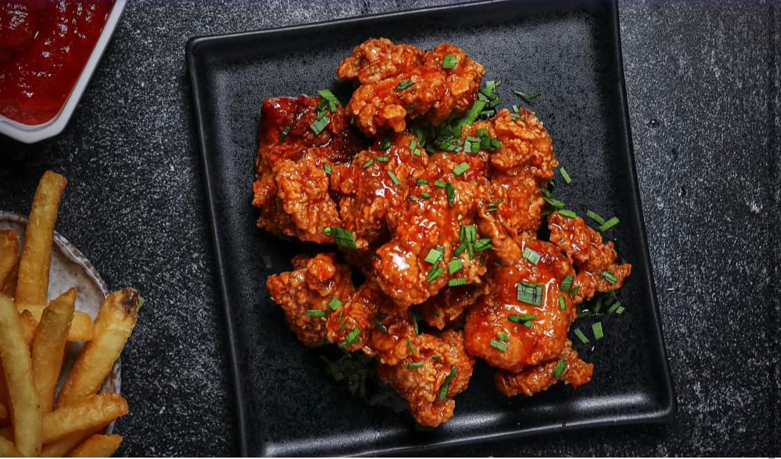 Korean Honey Garlic Wings