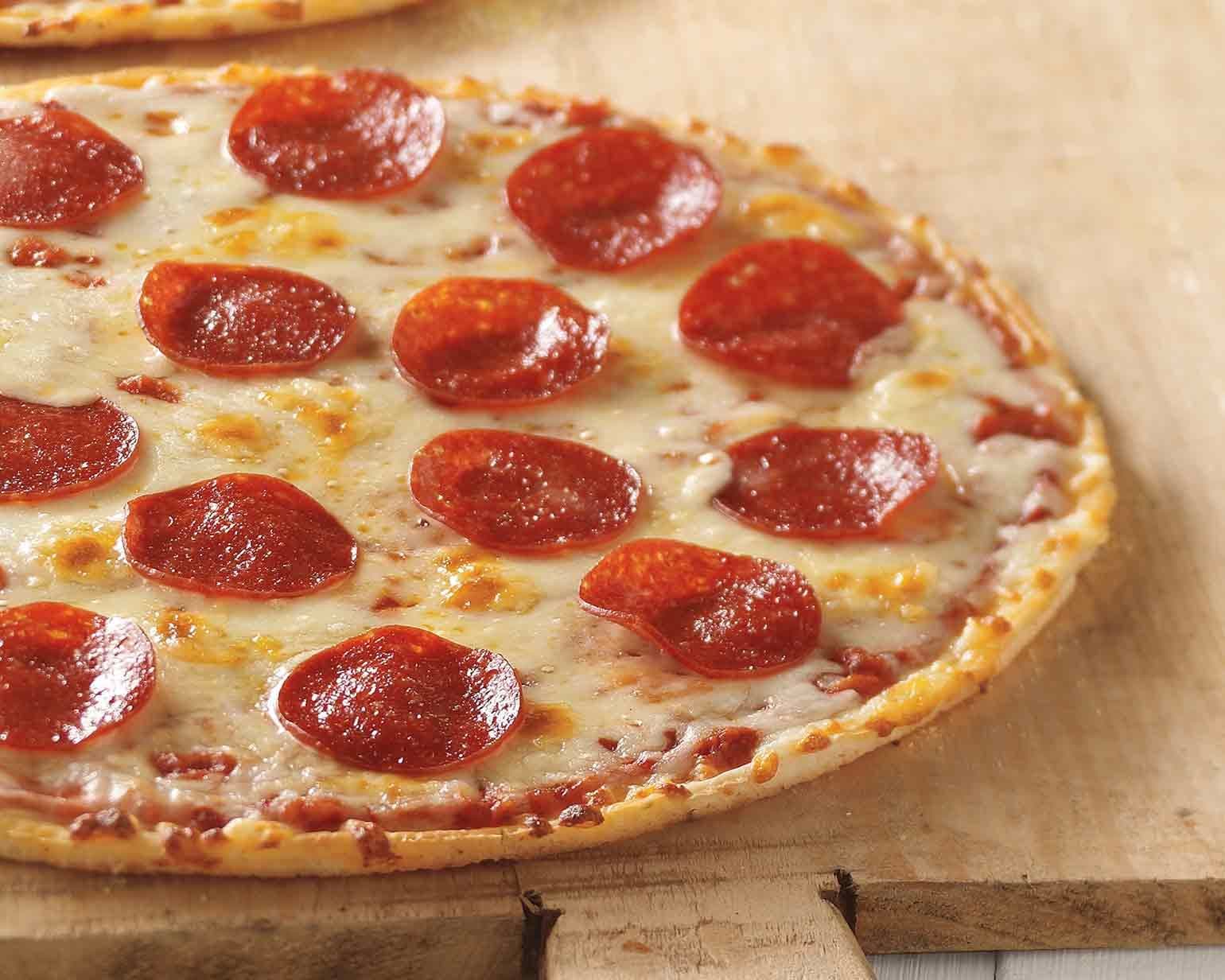 Cauliflower Pepperoni Pizza