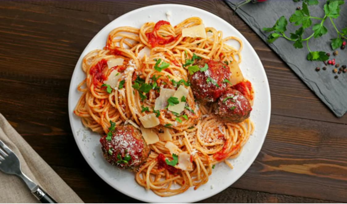 Meatballs with Spaghetti