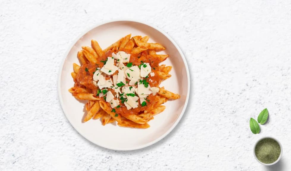 Meat Sausage with Penne