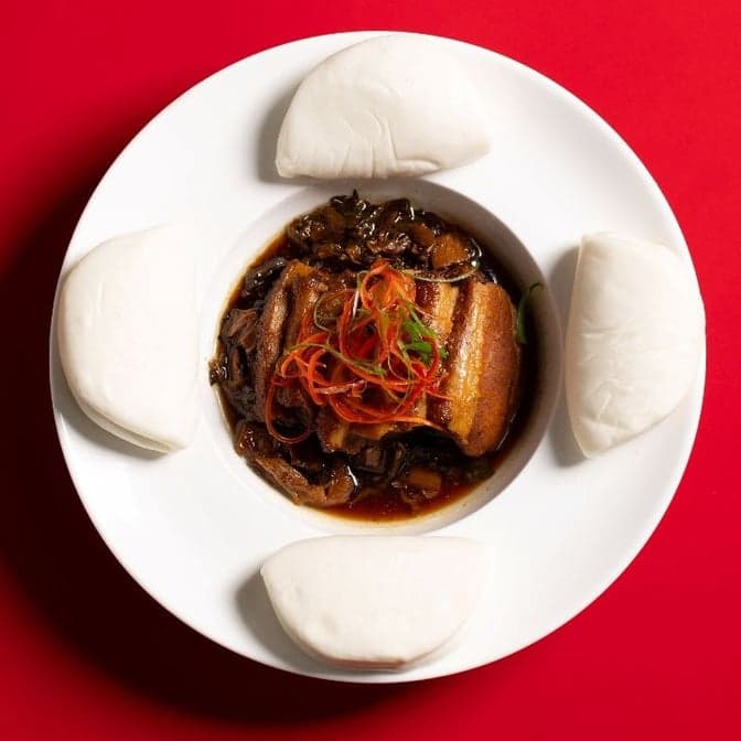 Pork Belly With Preserved Mustard Greens