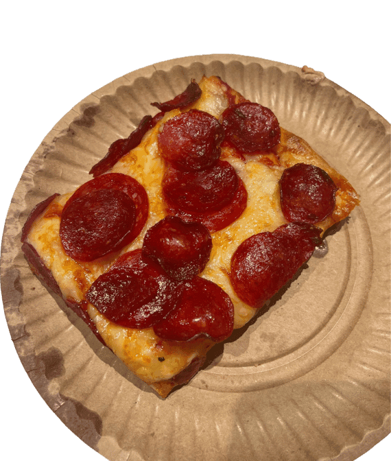 Sicilian Pepperoni Slice
