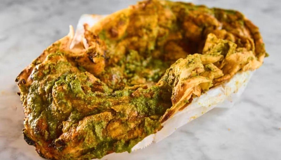 Basil Laccha Butter Naan