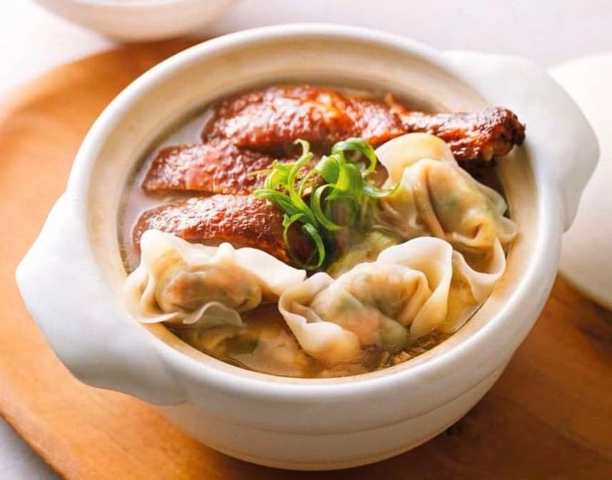 Shredded Roast Duck Wonton Soup