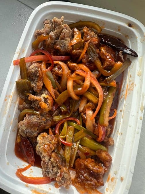 Crispy Spicy Shredded Beef