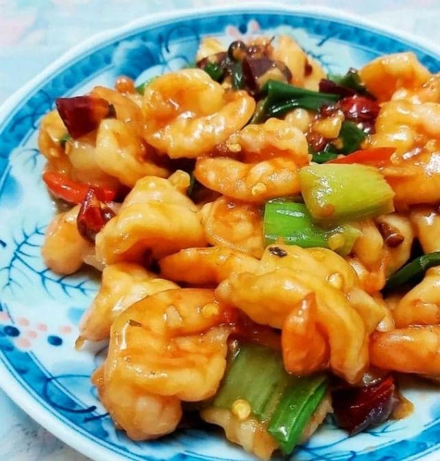 Jumbo Shrimp W. Spicy Garlic Sauce