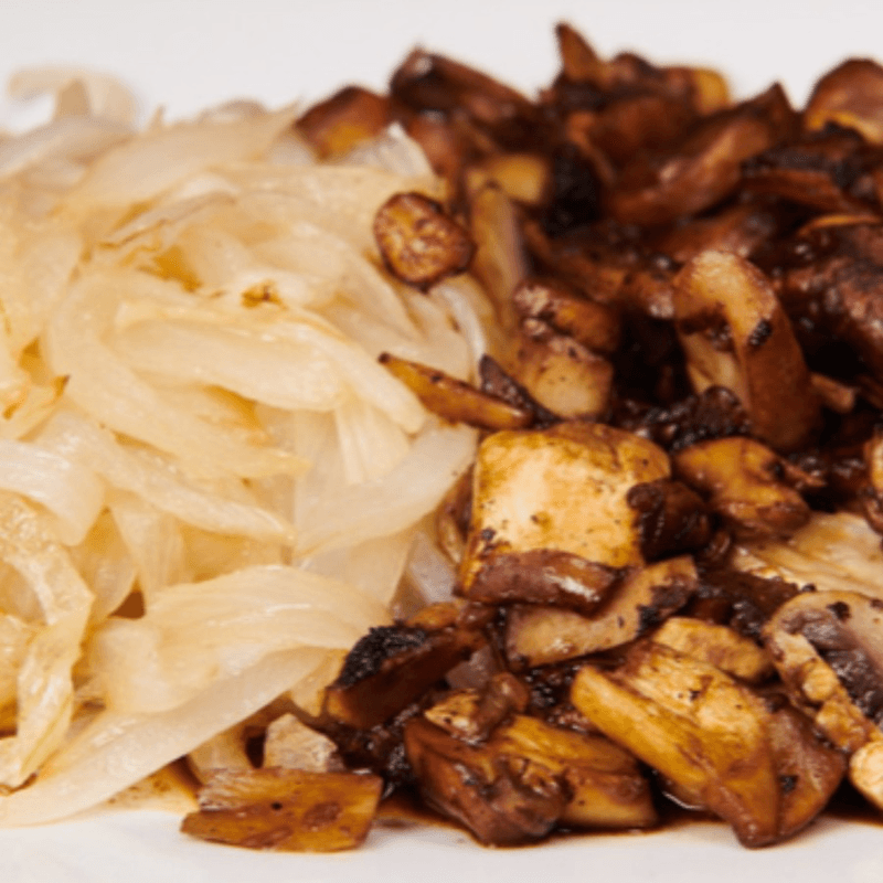 Fried Onions & Mushrooms