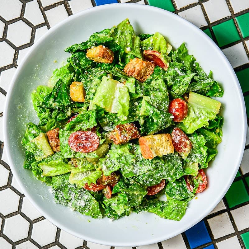 Green Goddess Caesar Salad