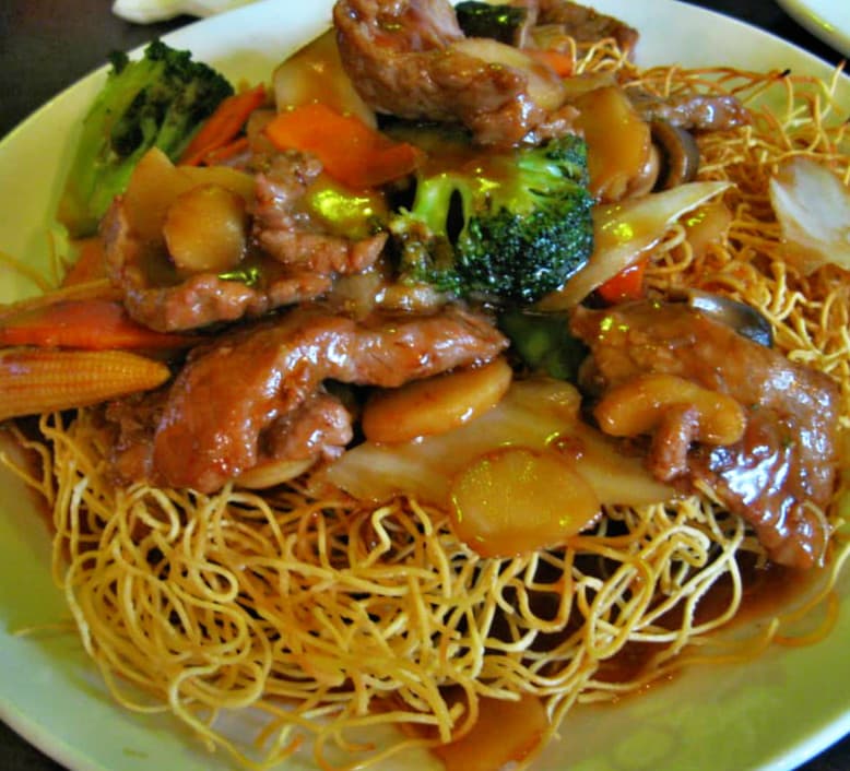 Beef Pan Fried Noodles