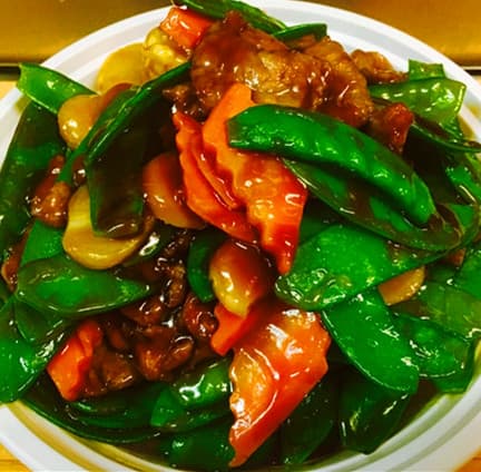 Beef With Snow Peas