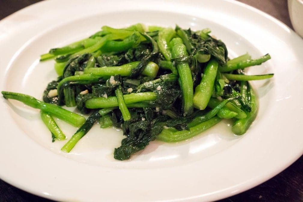 108. Sauteed Spinach with Fresh Garlic