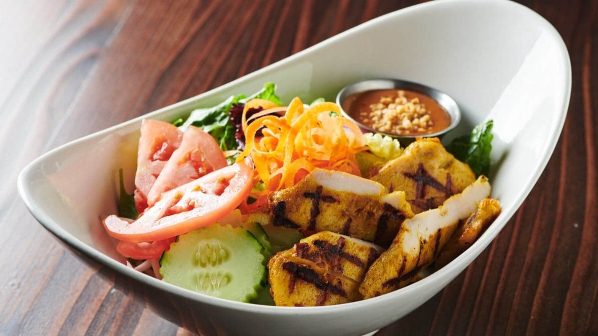 Chicken Satay Salad