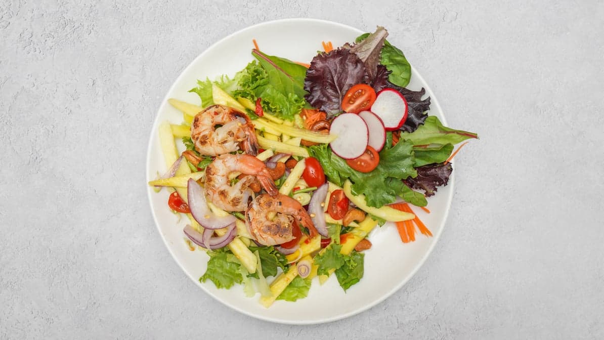 Grilled Shrimp Mango Salad