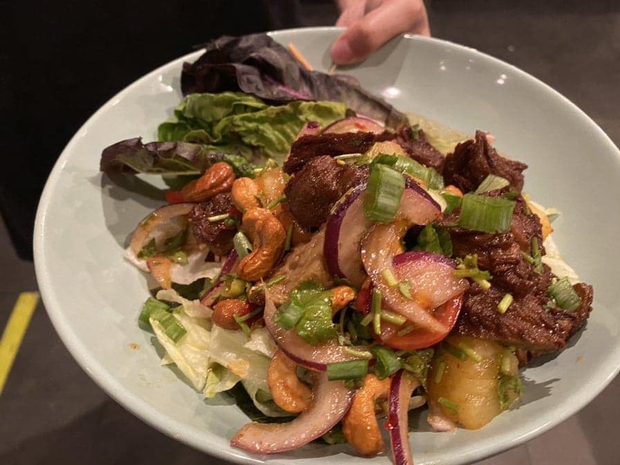 Mock Duck Salad