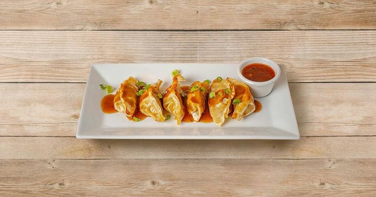 APPETIZER: CHICKEN TERIYAKI POTSTICKERS (6)