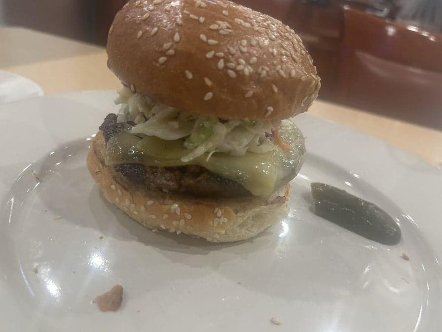 Char-Broiled Beef Burger with Cheese