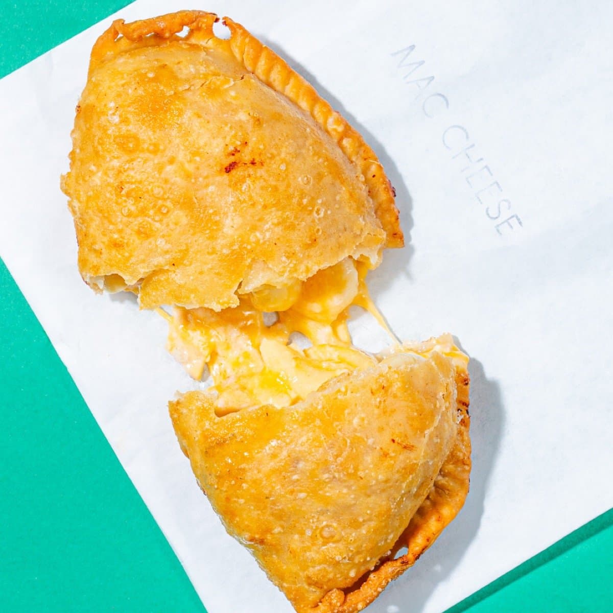 Mac N Cheese Wheat Empanada