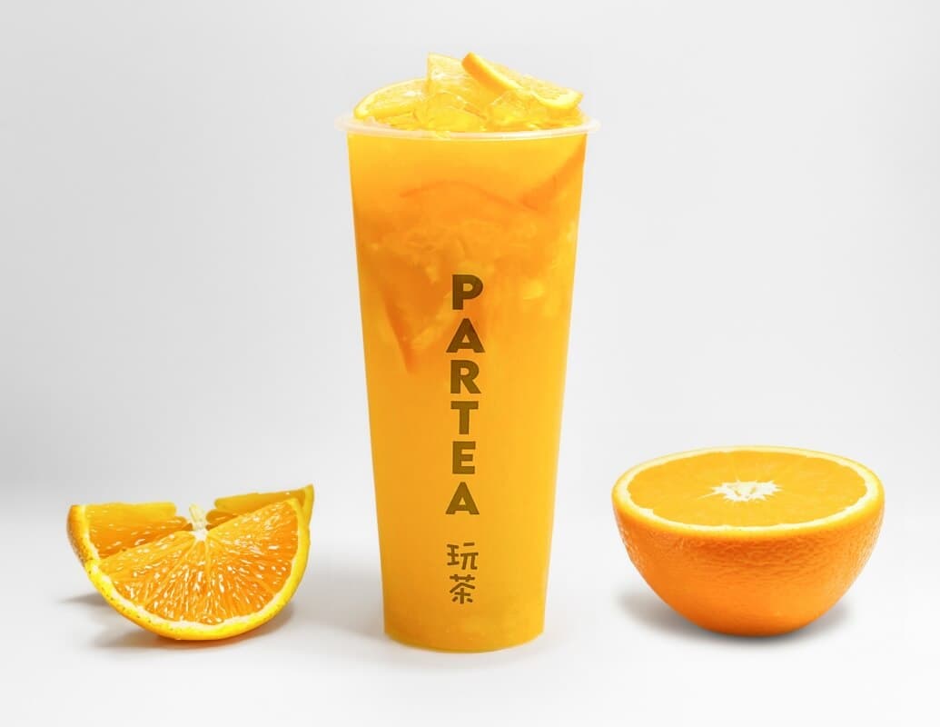 3. Orange Green Tea