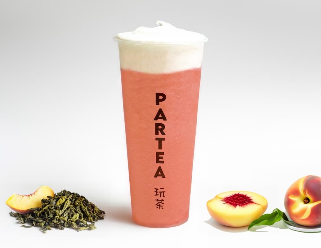 Peach Green Tea Slush