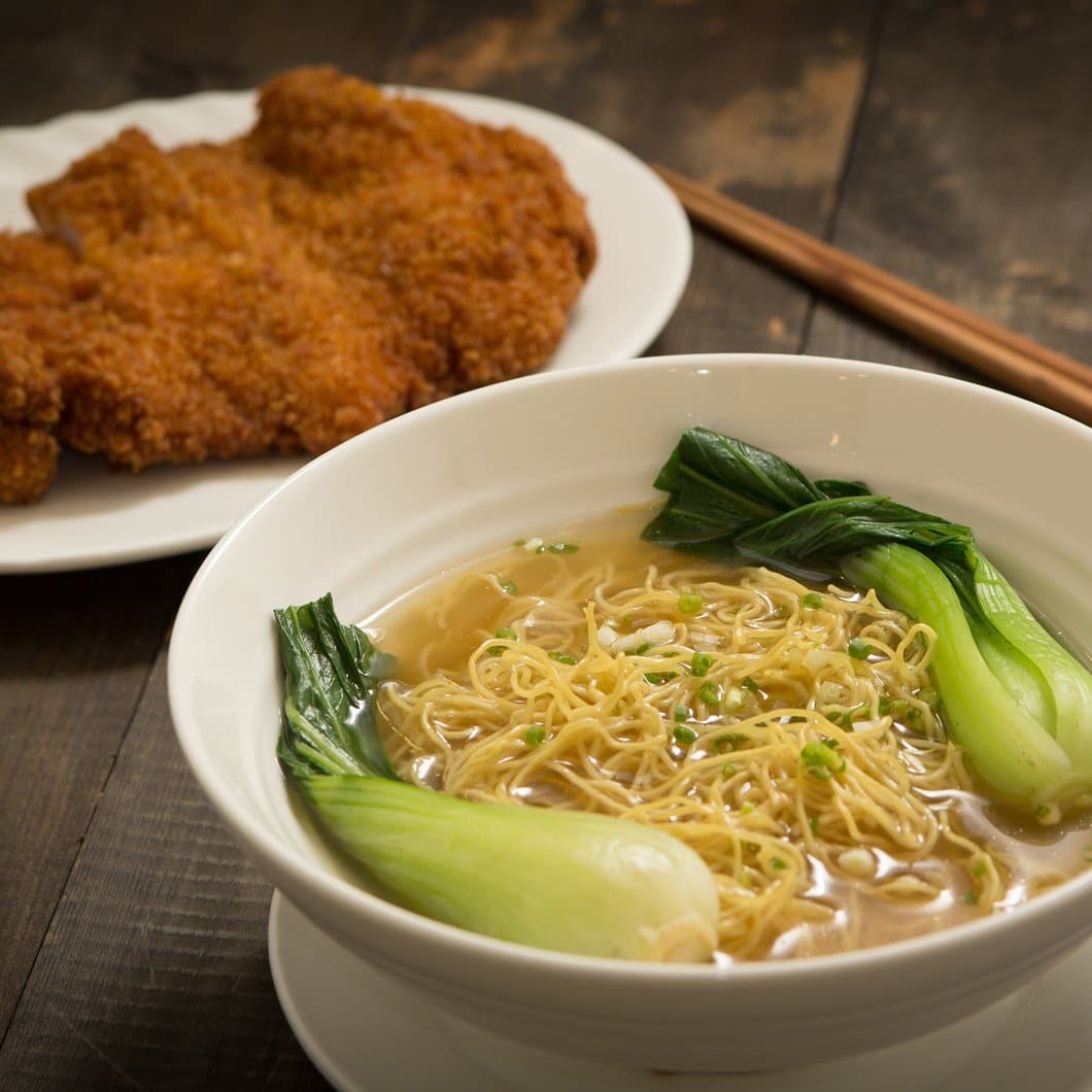 Pork Chop Noodle Soup
