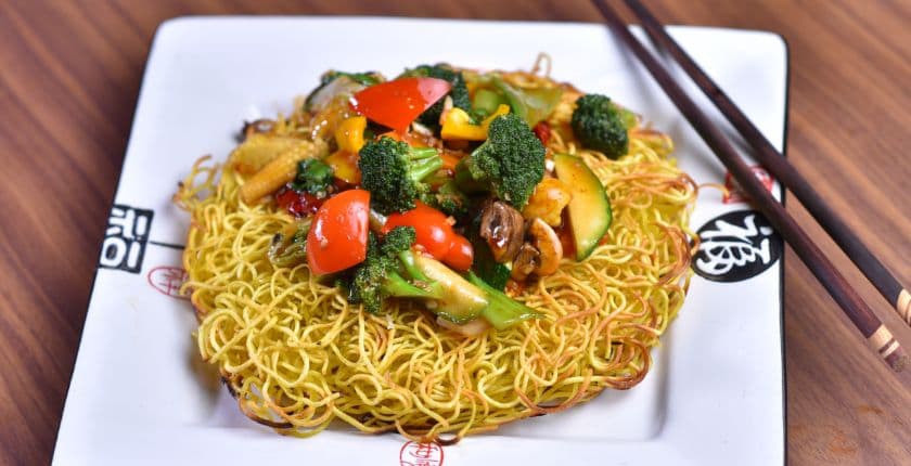 Pan-Fried Noodles with Vegetables