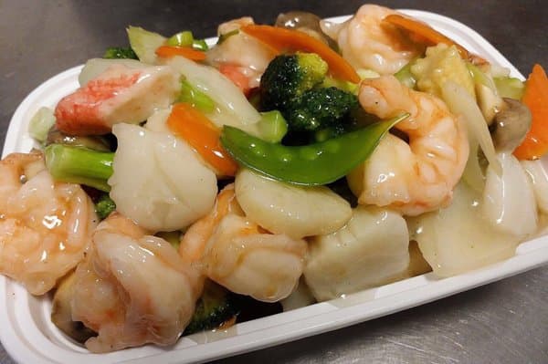 Seafood Combination with Vegetables